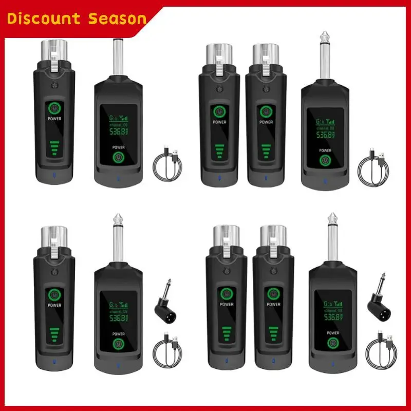 Беспроводной микрофонный преобразователь UHF XLR передатчик и приемник проводной в беспроводная система для аудиомикшера динамический микрофон электрический Gui