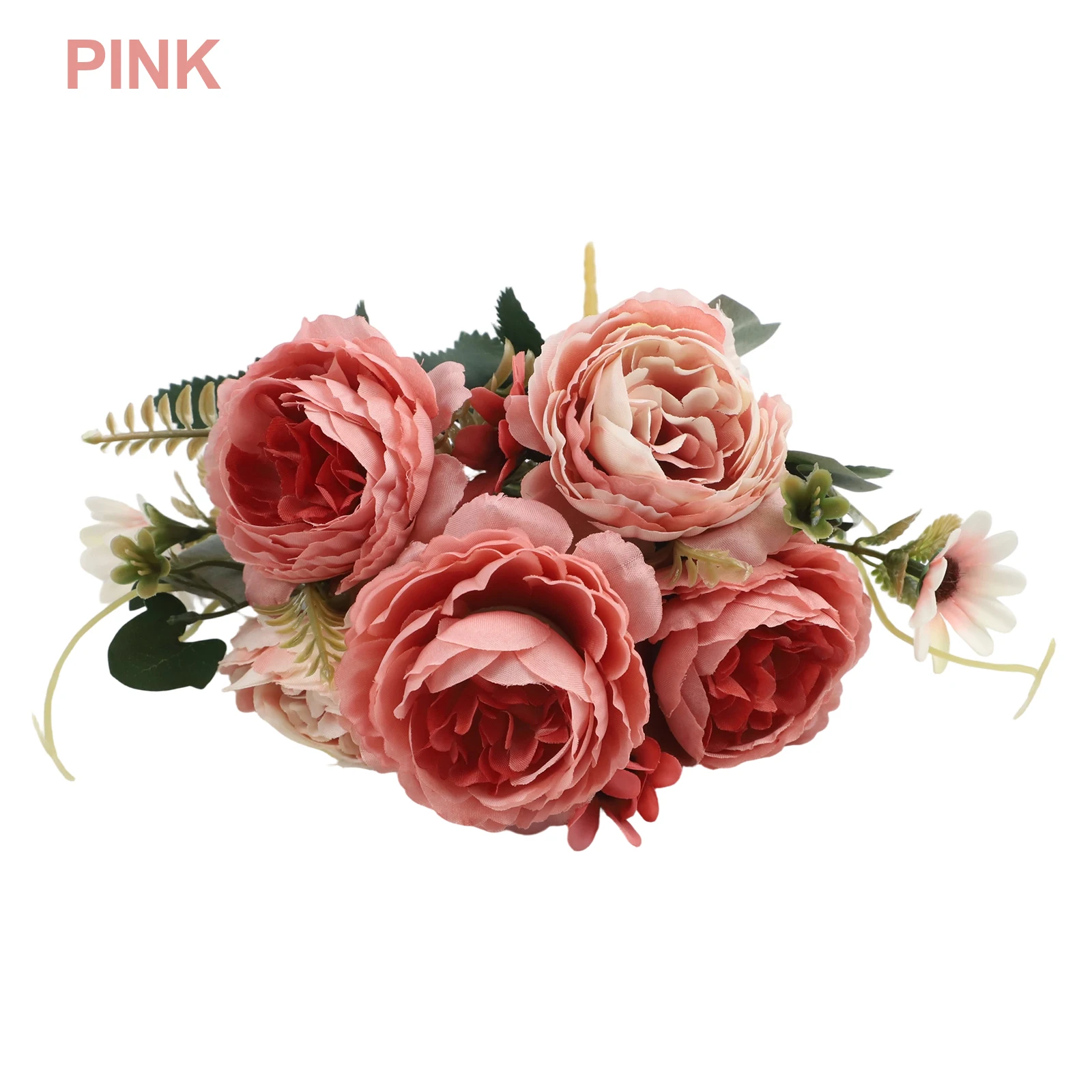 Anniversary Decoration Home Decoration Artificial Flower Arrangement For Home Lake Blue Realistic Faux Flowers