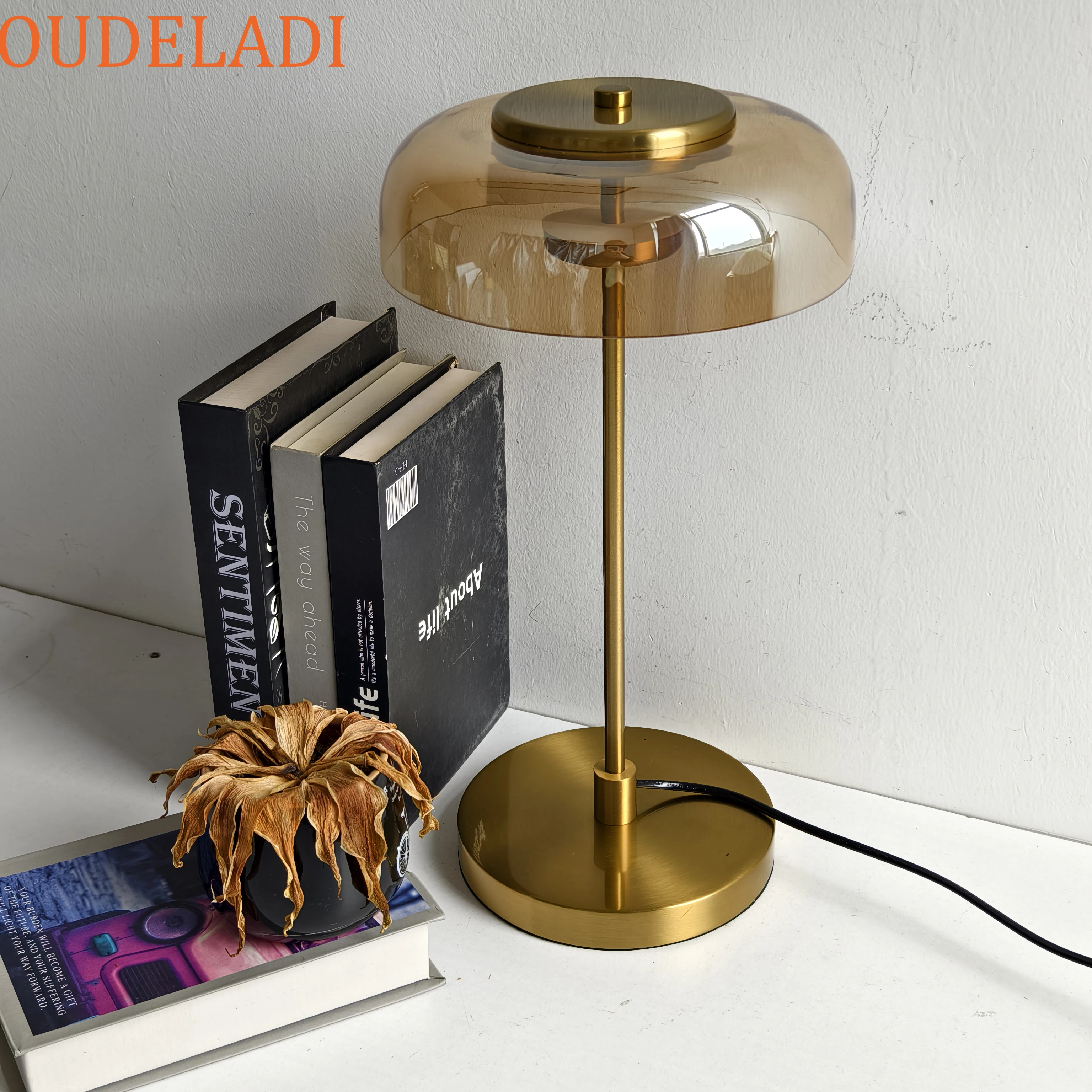

Glass Table Lamp Gold Luxury Nordic Home Decor Luminaires Living Room Bedroom Bedside LED Desk lamps