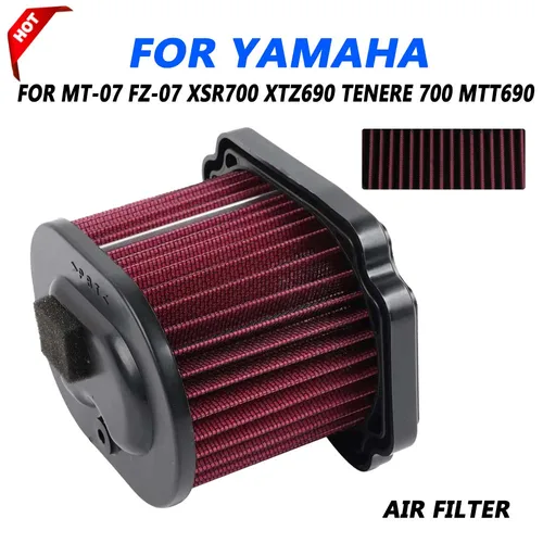 Filtro de aire para motocicleta YAMAHA MT07 MT FZ07 XSR700 XSR 700 Tracer700 Tracer 700GT MTT690 Tracer 7 Tenere700 Tenere 700