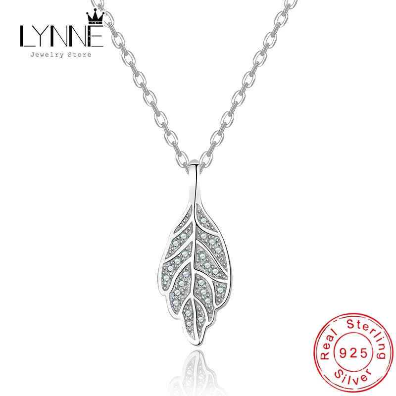 

Новый богемный кулон из стерлингового серебра 925 пробы с листьями и стразами, ожерелья, женские ювелирные изделия, изысканные золотые листья, циркон, цепочка на ключицу