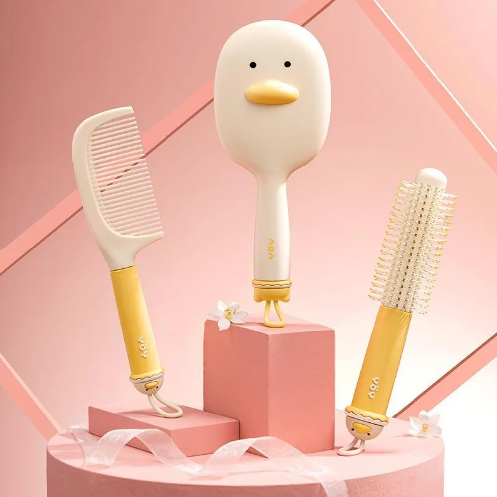 Cartoon Handle Air Cushion Hair Brush Multifunction Fluffy Hair Fluffy Air Bag Comb 360° Massage Light Weight