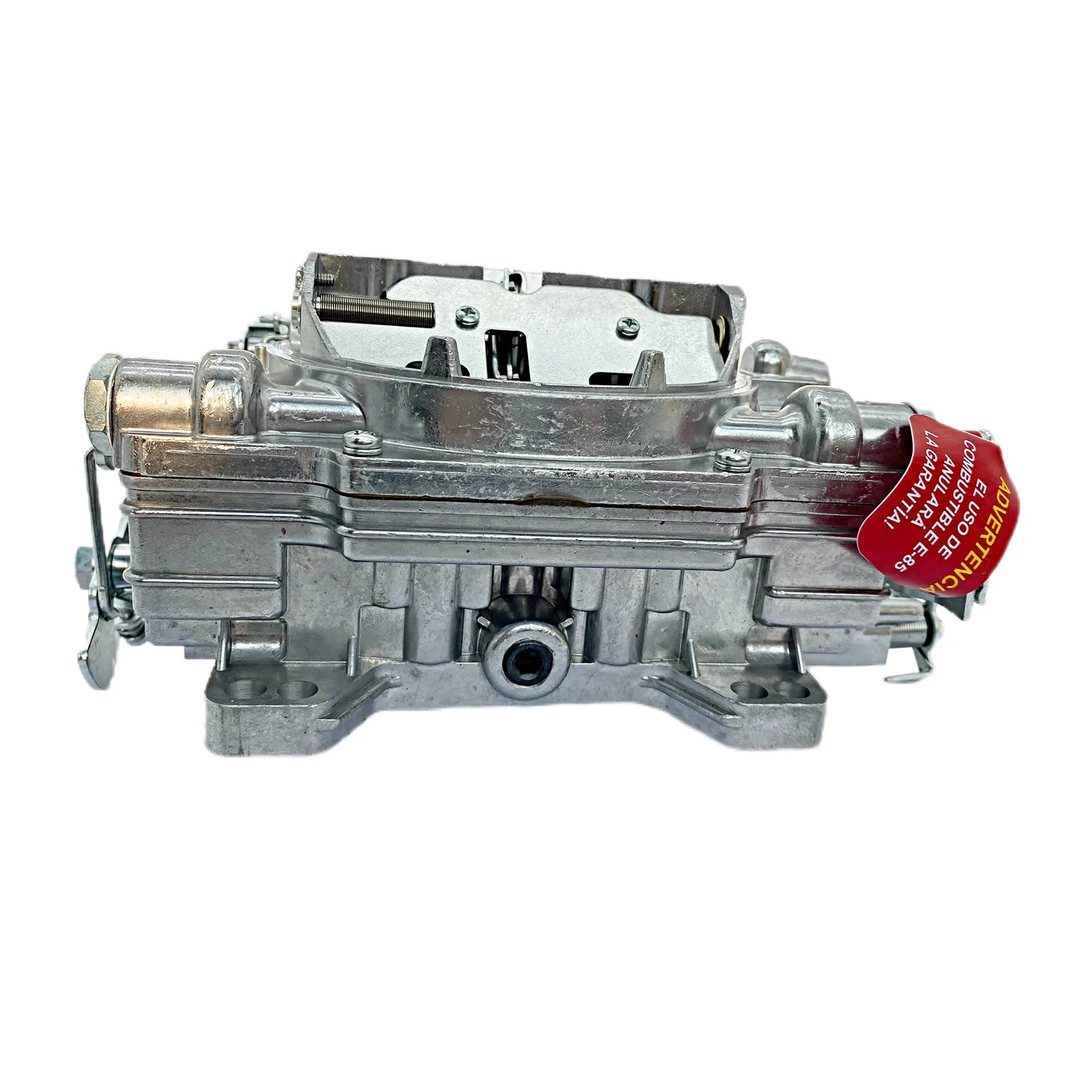 1905 4 Barrel Carburetor for AVS2 Series 650CFM Annular Booster Satin Finish (Manual Choke Type )