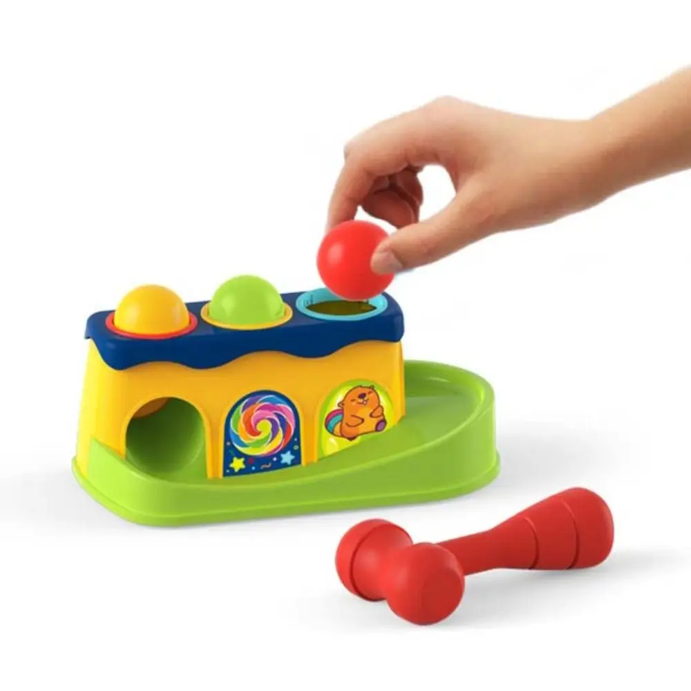 Stapelbälle, interaktives Hammerspielzeug, das Geräusche herstellt, Fingerfähigkeitshammer, Klopfspielzeug, pädagogisches Werkzeug, Vorschulspiel