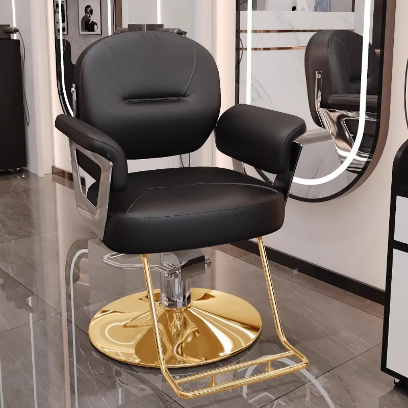 

Aesthetic Backrest Professional Ergonomic High-quality Barber Chair Modern Design Simple Economic Fotel Fryzjerski Salon Decor