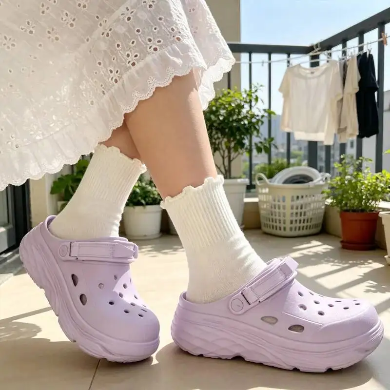 Skechers Women Casual Slip-on Slippers Comfort Wear-resistant Summer Footwear for Daily & Beach Use 111268-LAV