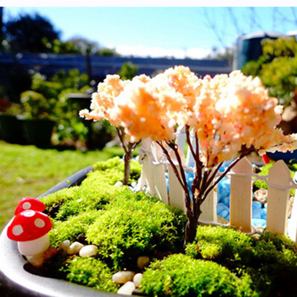 

20pcs Mushrooms with Flexible Wire for Bonsai Decor Bonsai Decor Micro Landscape Micro Landscape Decoration Flower Pot Ornament