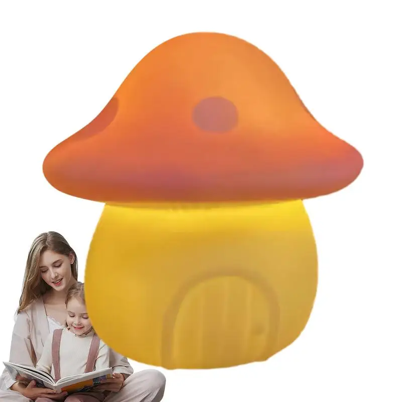 

Mushroom Nightlight Cute Aesthetic Nightlight Table Decorations Kawaii Nightlight Mushroom Desk Light Battery Powered Cartoon