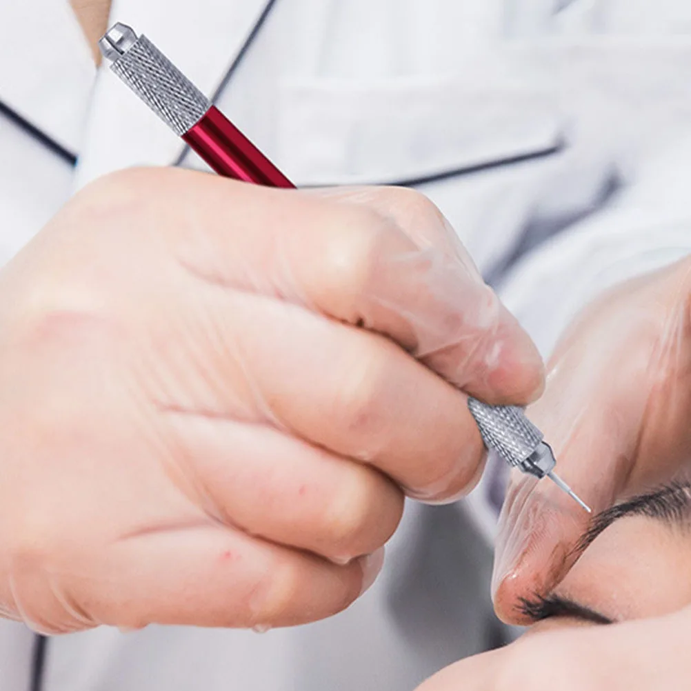 

7Pcs Microblading Pen for Eyebrow Tattoos Professional Embroidery Pencil Handheld Tool No Power Needed Easy to Use Stylish