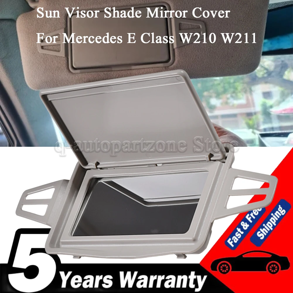 

Sun Shade Visor Makeup Cosmetic Mirror Cover For Mercedes E Class W210 W211 A2108102510 2108102510
