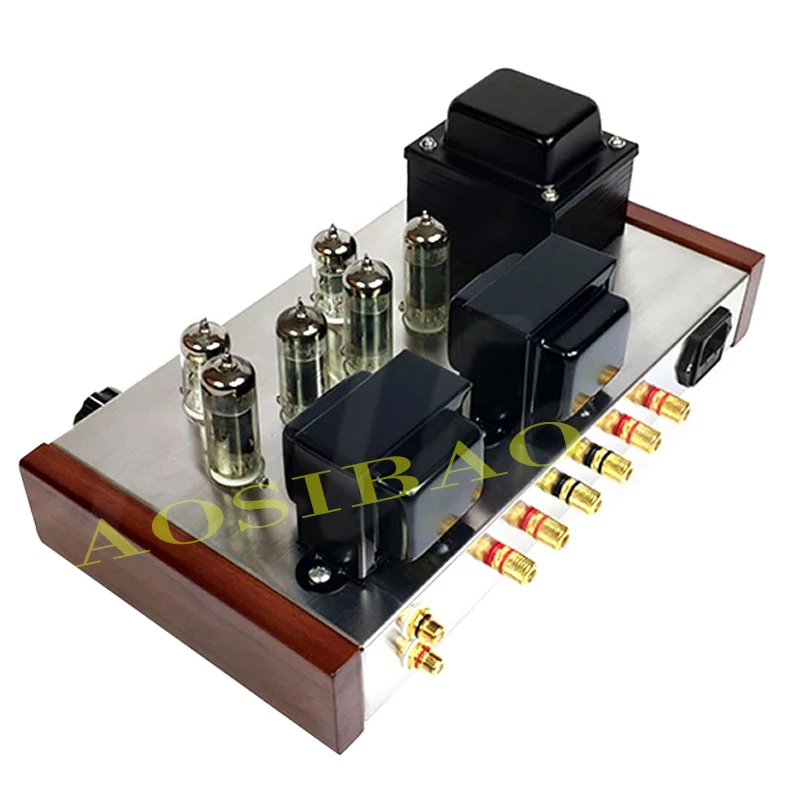 AIYIMA SMSL 6F2 6p1 Amplifier tabung vakum, kit penguat daya Audio DIY HIFI Kelas A 12W + 12W