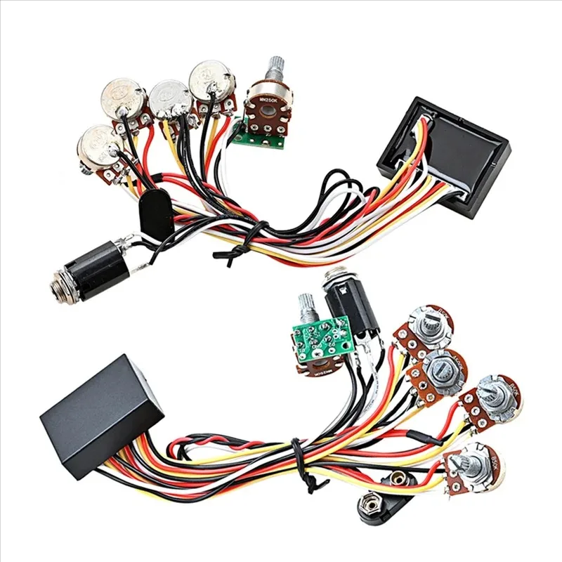 3 Band Bass EQ Equalizer Preamp Circuit Active Passive Tone Control Preamp Board for Bass Guitar - view 2
