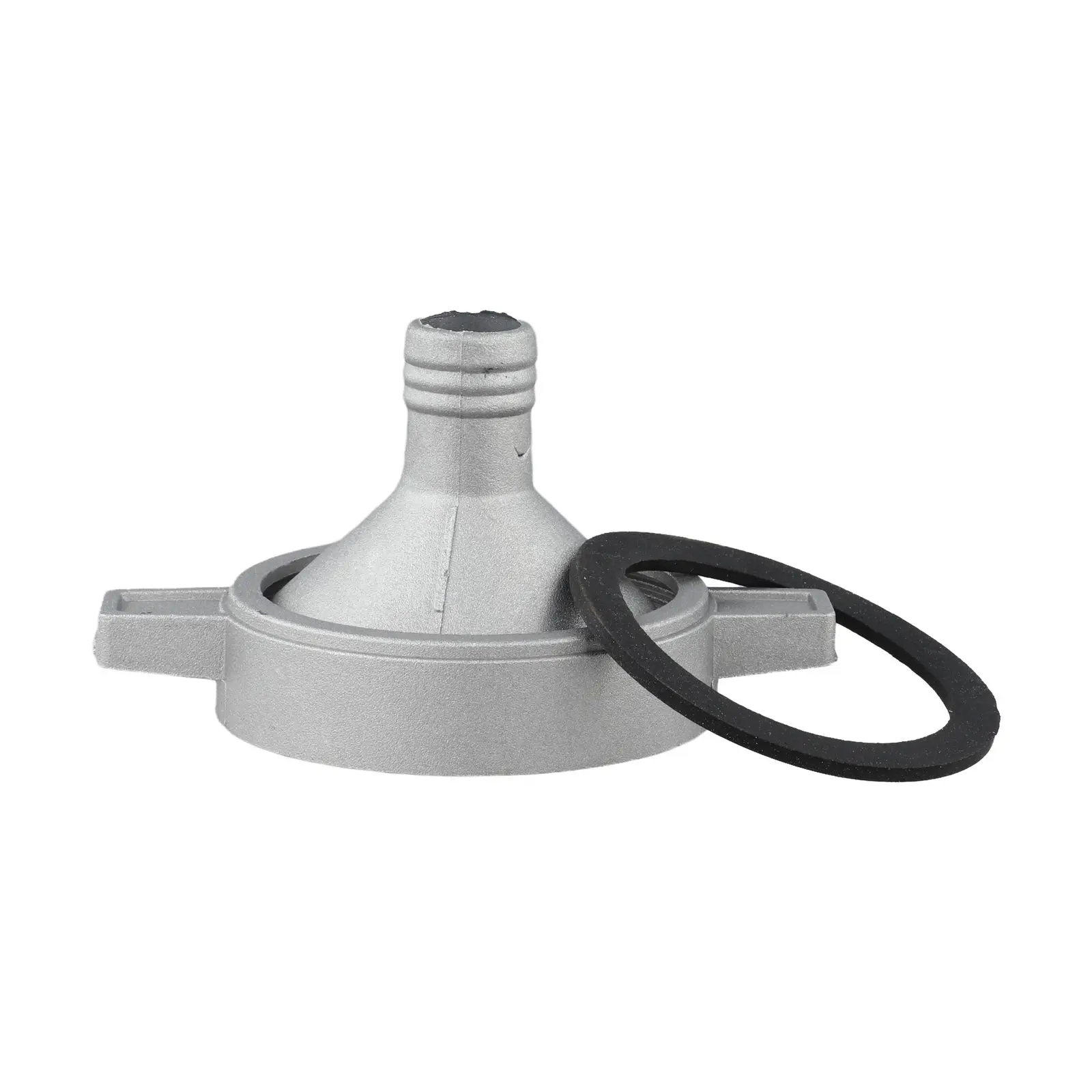 Pipe Connector for Water Pumps in Aluminum with Rubber Gasket to Assist in Maintenance and Provide Reliable Sealing