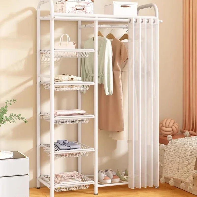 Compartments White Wardrobe Stackable Organizer Organizer Clothes Wardrobe Cupboard Women Szafy Do Sypialni Bedroom Furniture