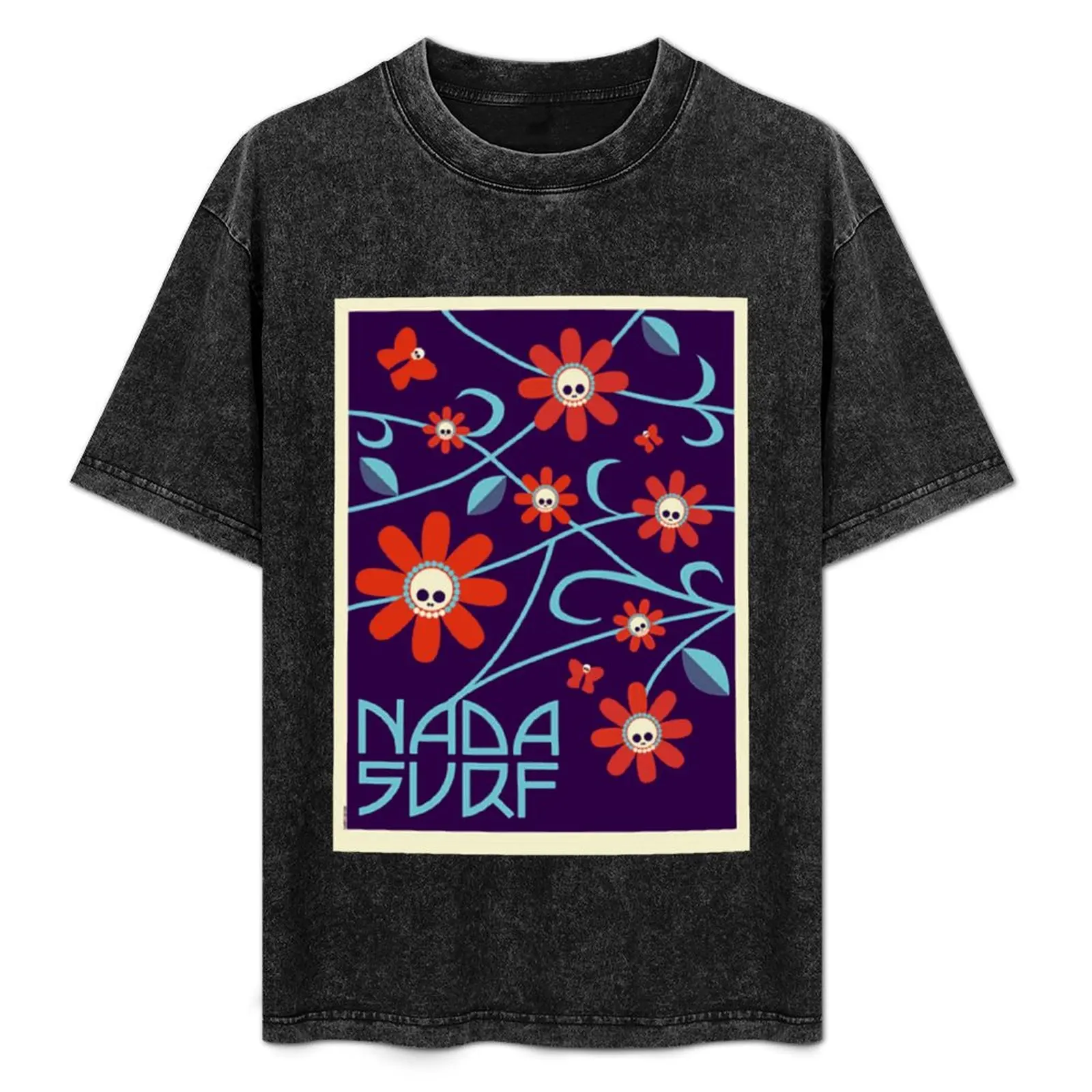 

Футболка Nada Surf Poster, базовая футболка для повседневного образа