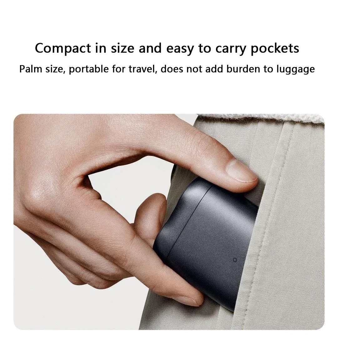 ماكينة حلاقة كهربائية Xiaomi Mijia S200 بدون صندوق محمول IPX7 ماكينة حلاقة رطبة وجافة قابلة لإعادة الشحن شفرة شفط مغناطيسية للرأس