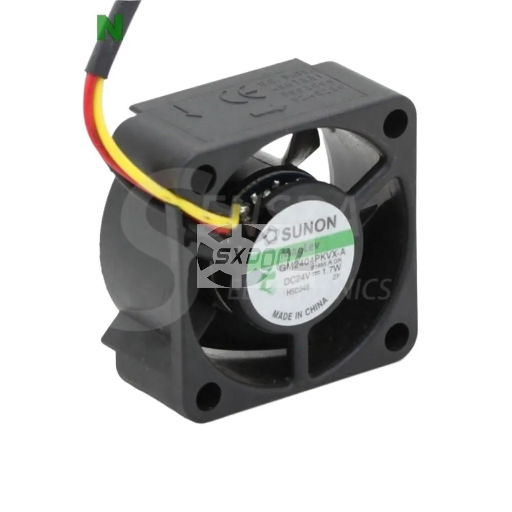 2pcs 40mm 24V Fan for Sunon GM2404PKVX-A 1.7W 4cm Axial Cooling – 10.8 CFM, 8200 RPM, Maglev Bearing 40X40X20mm