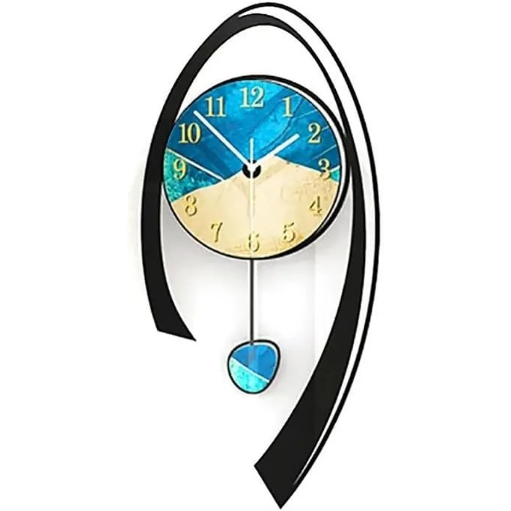 

Clock Wall Home Decor Suitable for Living Room Modern Acrylic Wall Clock Non-ticking Multi-color Decorative Clock Kitchen Clocks