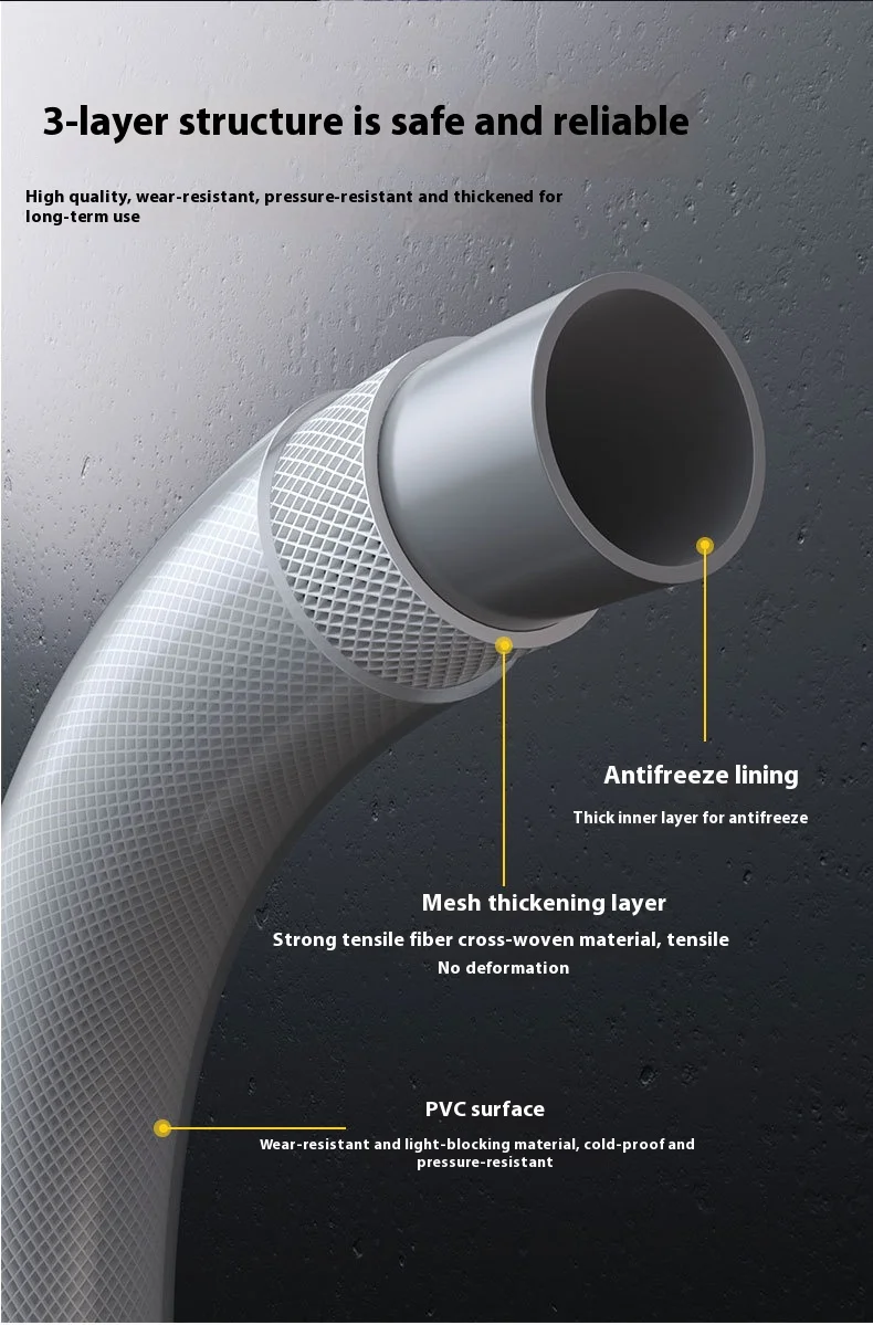 Non è necessario installare un strumento multifunzionale per l'irrigazione del giardino, tubo per uso domestico, rubinetto per autolavaggio, irrigazione di verdure, multifunzionale w