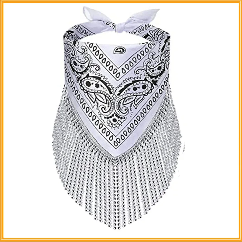 تقليد الماس الكاجو زهرة وشاح شرابة ، الهيب هوب حزب الديكور ، حزب البكالوريوس ، ديسكو ، الرجعية