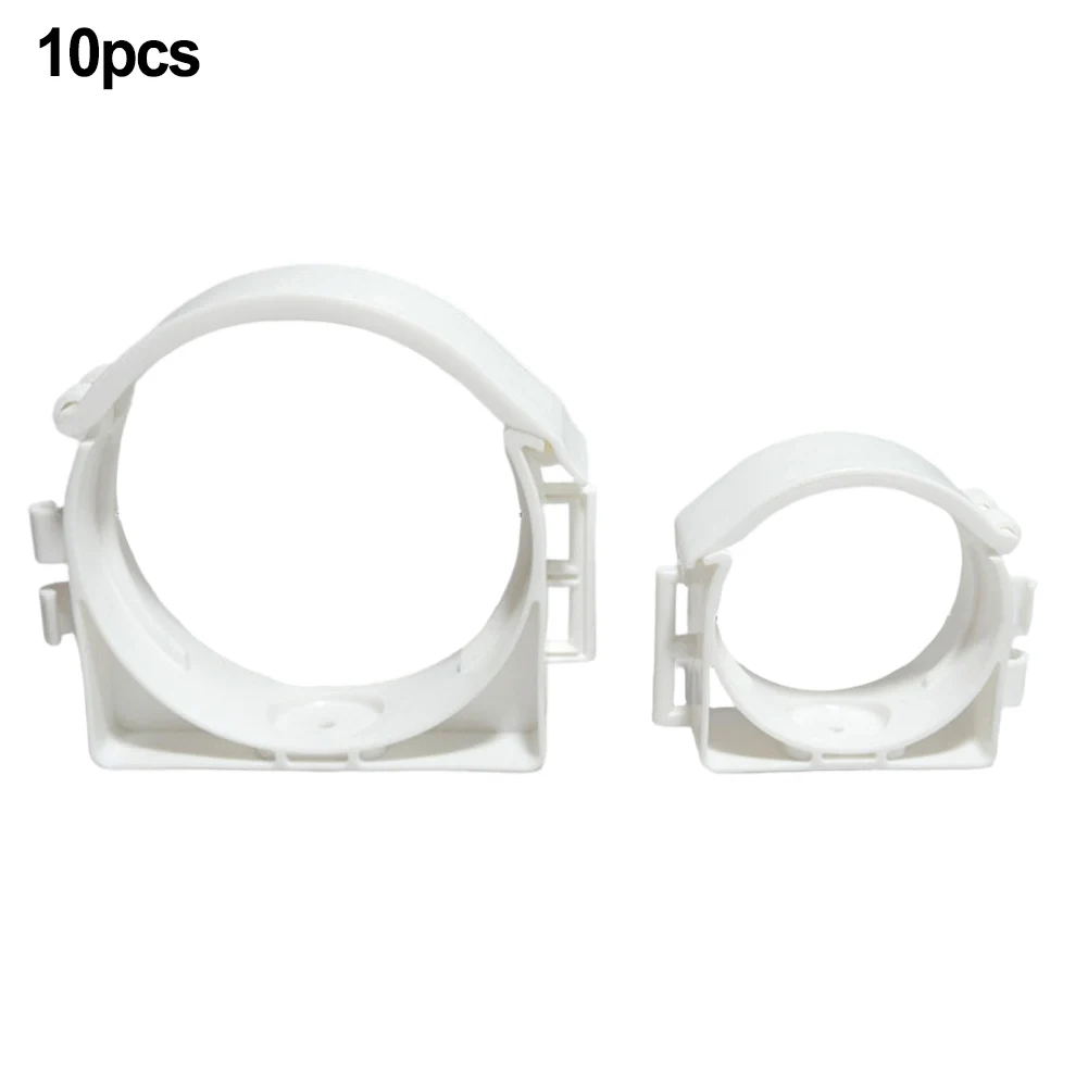 Installation Clip Duct Clip Pipe Support Ducting Pipe Bracket Clip Clip PE Material User-Friendly Installation Angle Adjustable