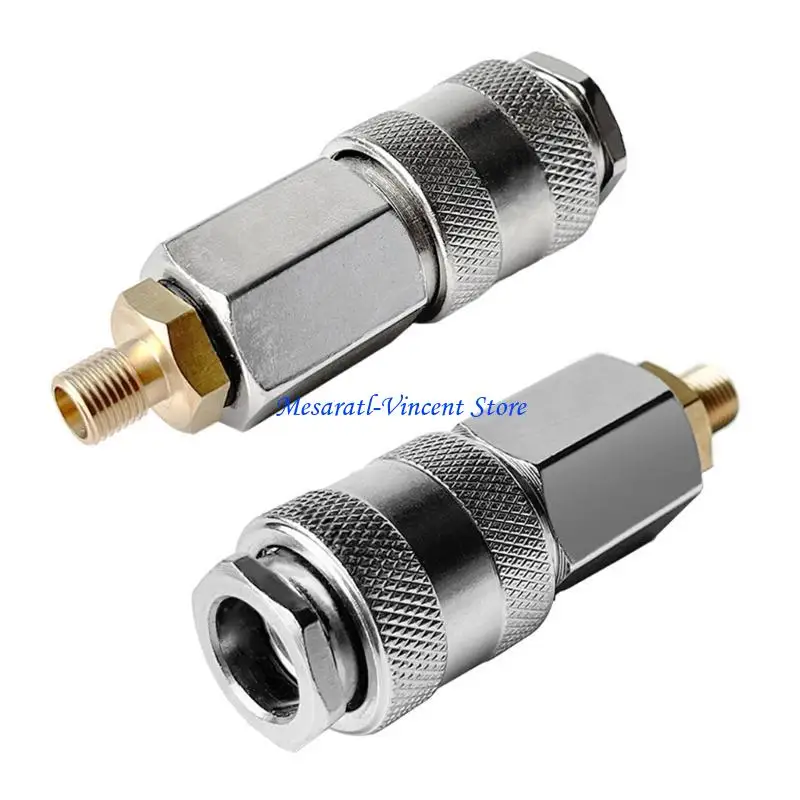 A70F Inflator Gauge Compressor Adapter Auto Car Air Pump Adapter Fast Conversion Head