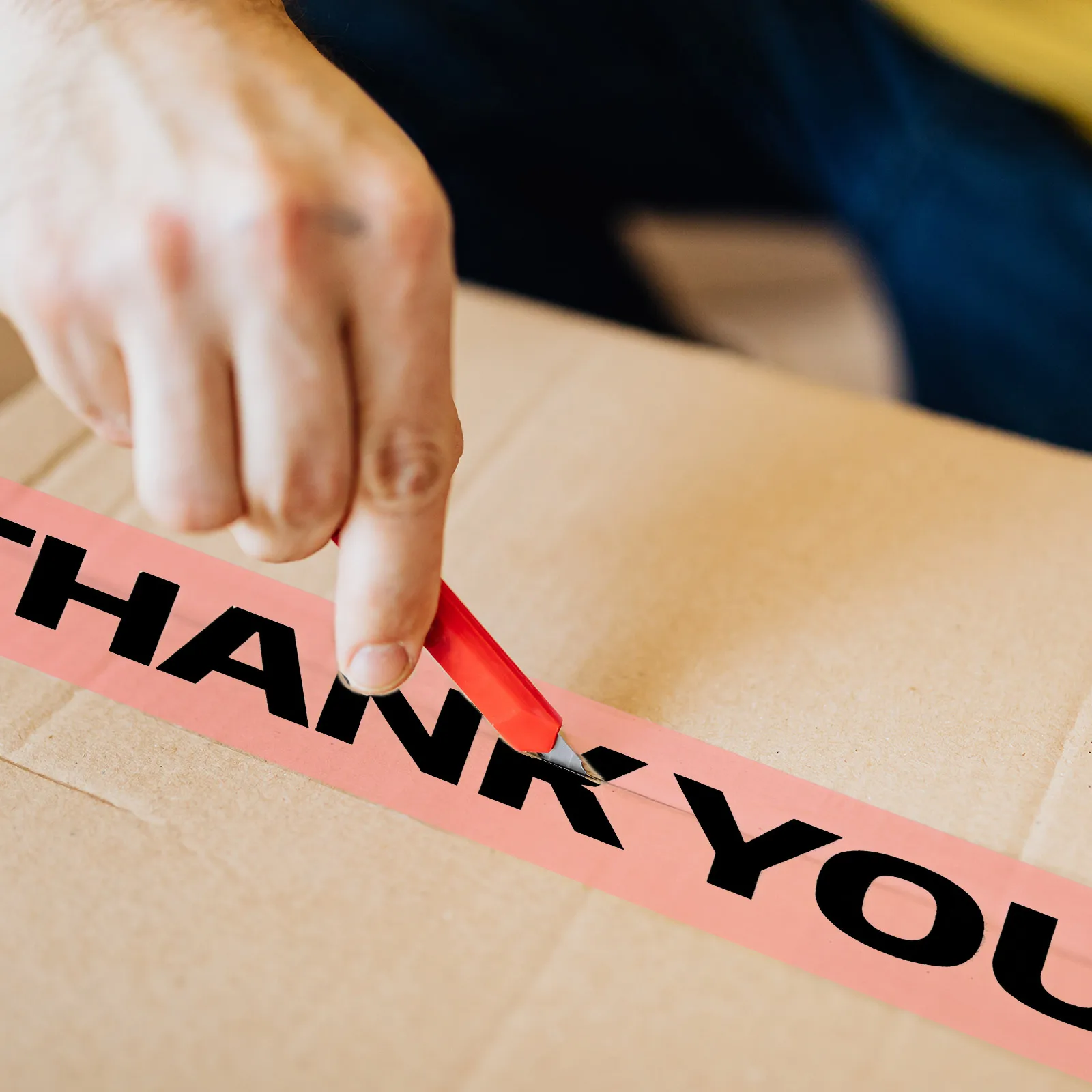 

Pink Sealing Tape Packing for Decoration Wrapping Presents Decorative Plastic Adhesive