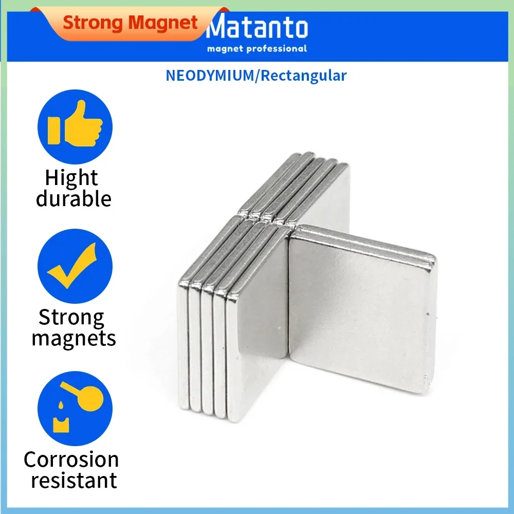 

20/50/100/200/300/500PCS 10x10x1 Strong Block Magnets N35 10mm*10mm*1mm Quadrate Rare Earth Neodymium Magnet Sheet 10*10*1 mm