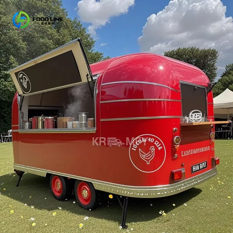 Cina Fabbrica produceFood Hamburger Patatine fritte Crepe Bubble Tea Gelato Caffè Food Truck