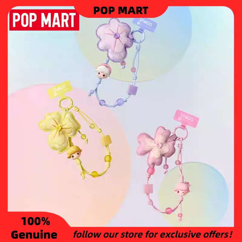 

New Authentic Pop Mart Dimoo Moments In Bloom Series Decorative Charm Blind Box Cute Keychain Bag Pendants Mystery Box As Gifts