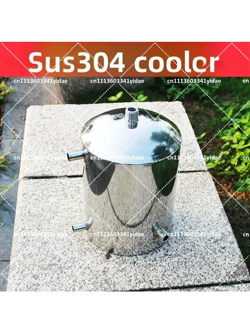 304 Stainless Steel Cooler Condenser for Home Brewing Secondary Cooling Equipment