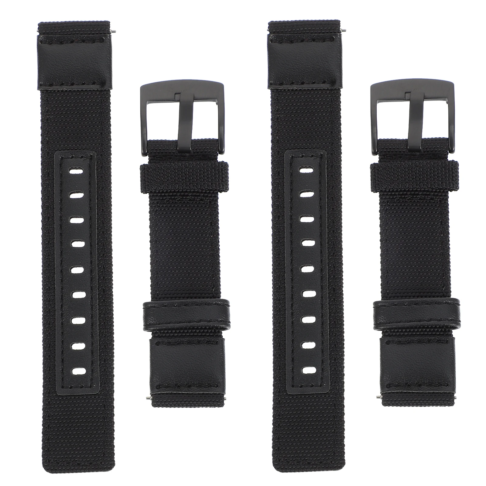 

2pcs Nylon Straps Replaceable Watch Wrist Straps Simple Design Practical Beautiful Craftsmanship