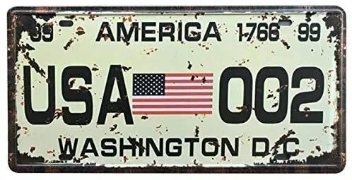 Jacksoney Tin Sign New Aluminum USA Washington Metal sign Cover Metal Sign