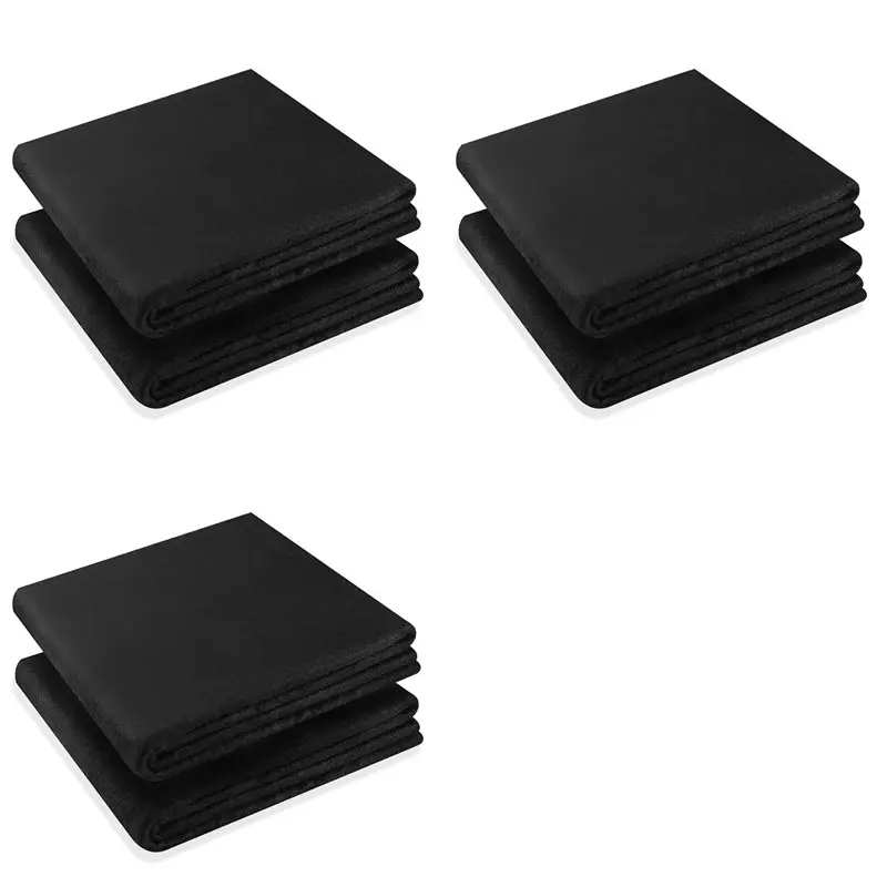 

Огнестойкое сварочное полотно ABVJ-Carbon Felt - 6 штук, 20x36 дюймов, термостойкая ткань 1800°F ° Высокотемпературный изоляционный коврик F