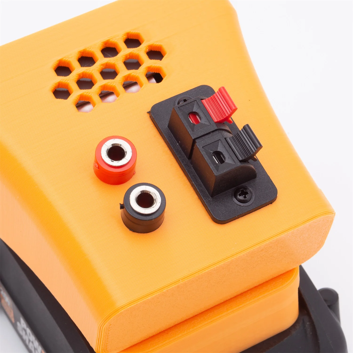 Imagem -03 - Bateria Portátil Cnc Fonte de Alimentação Ajustável Conversor Buck Boost para Absx 6pin 20v Bateria de Lítio Tensão dc Estável ao ar Livre