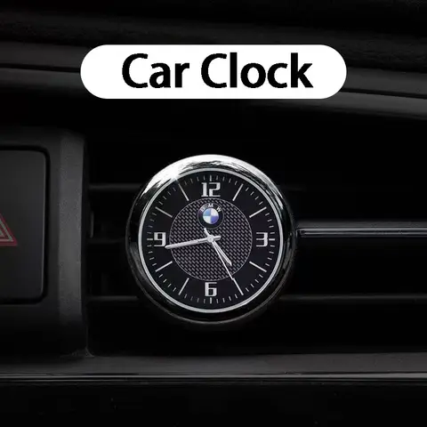 For BMW 1 2 3 4 5 6 7 Series F10 F30 E46 E60 E90 F20 F40 E91 M3 M5 X1 X3 X4 X5 X6 X7 Car Central Control Clock Watch Decoration