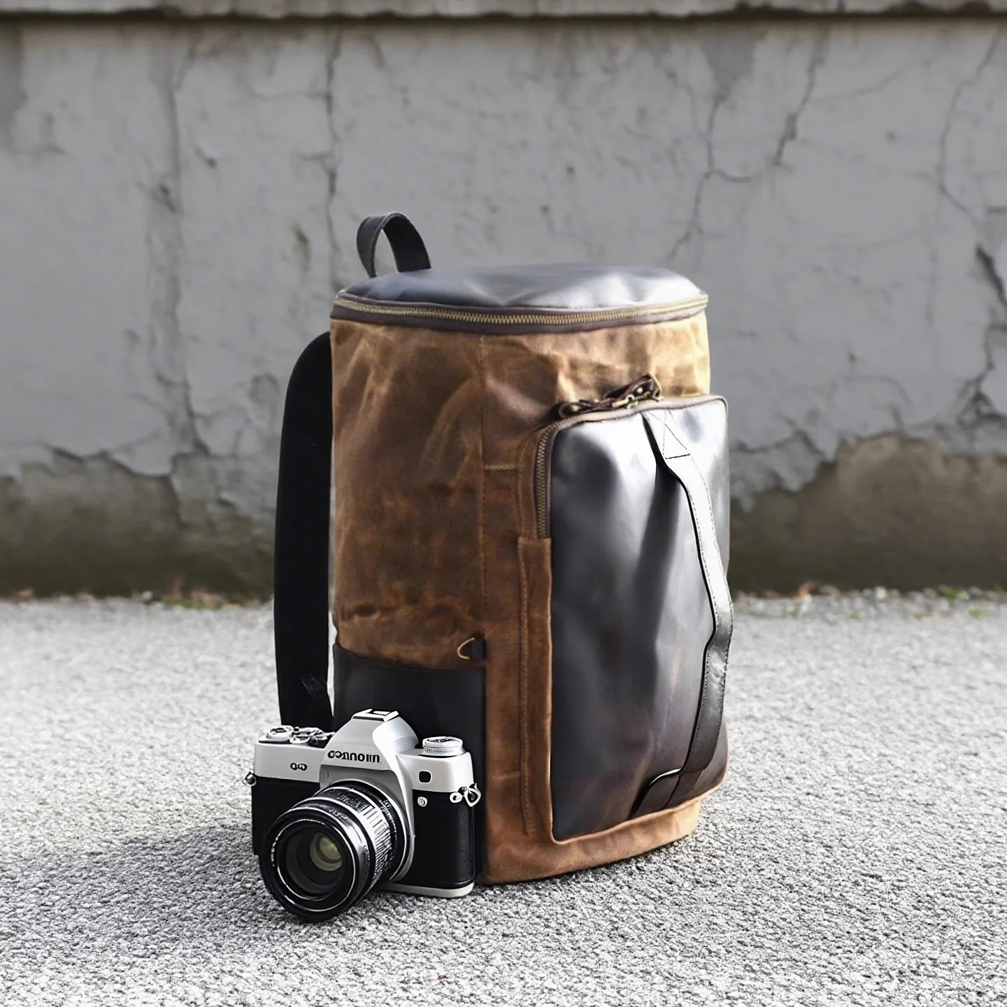 Zaino da uomo per esterni Zaino da viaggio sportivo Zaino da viaggio in tela cerata ad olio Zaino da viaggio ad alta capacità