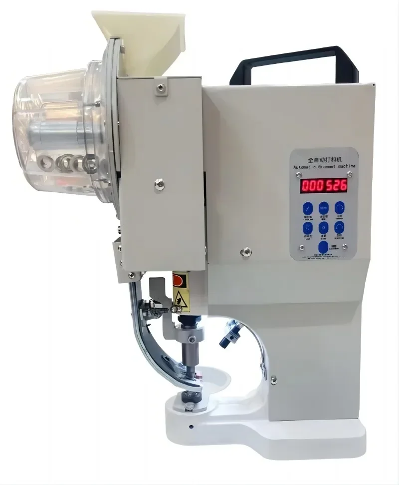 Automatic 120Pcs/Min 10MM Hole Shoe Banner Curtain Trup Tarpaulin Leather KT Board Eyelet Punching hine For Advertising