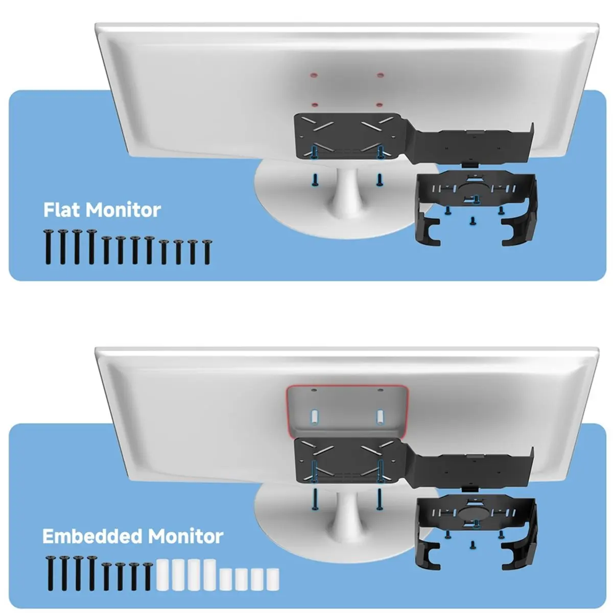 

Кронштейн Digital Essentials с адаптерной пластиной для крепления за монитором/на стену/на стол для Mini и Pro 2024
