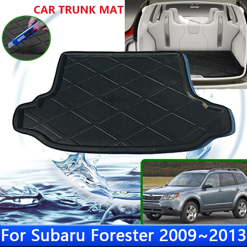 

For Subaru Forester SH 2009 2010 2011 2012 2013 Auto Rear Trunk Tray Cargo Boot Waterproof Liner Mat Floor Carpet Car Accessorie