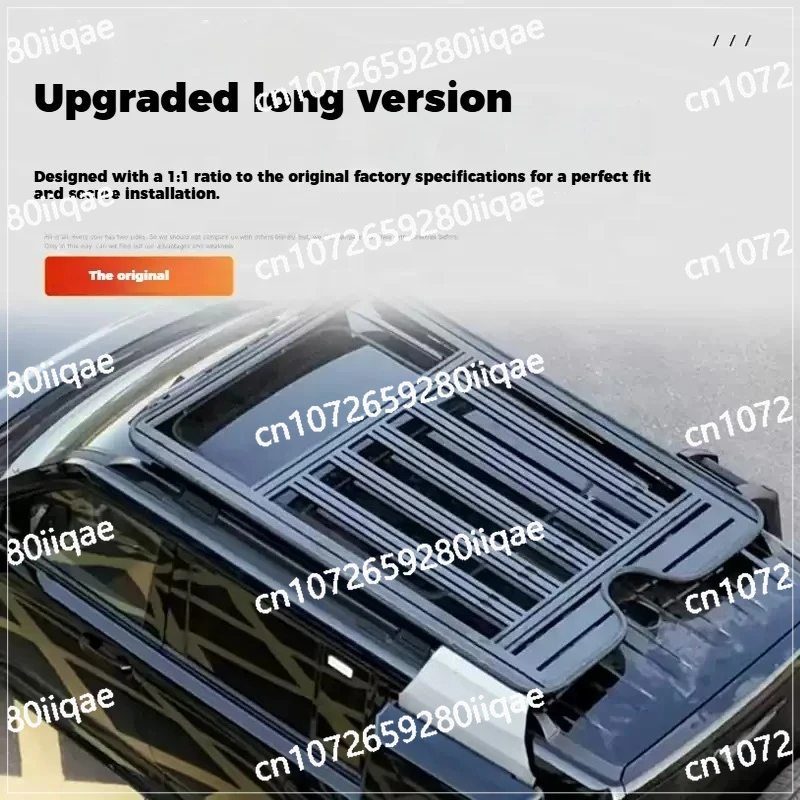 

Roof Rack for H9 Accessories 2025 Upgraded Off-road Exterior Accessories Aluminum Alloy