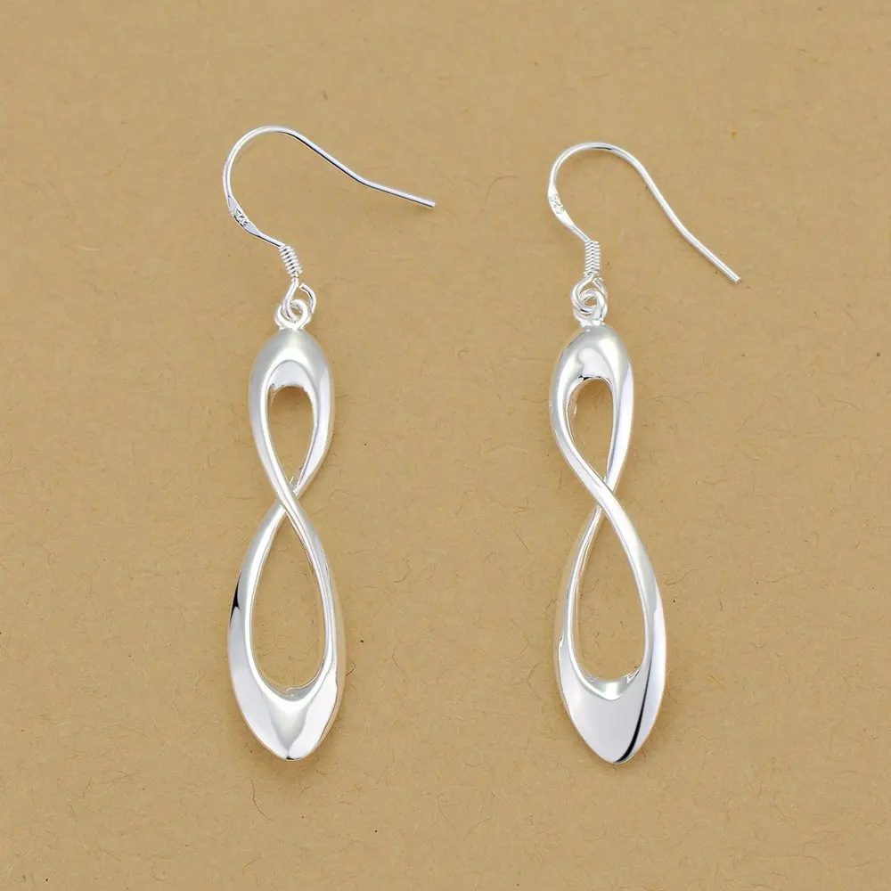 Neue Ohrringe aus 925er-Sterlingsilber, Top-Qualität für Damen, exquisiter Hochzeitsschmuck, elegante Damen-Accessoires, modische Party