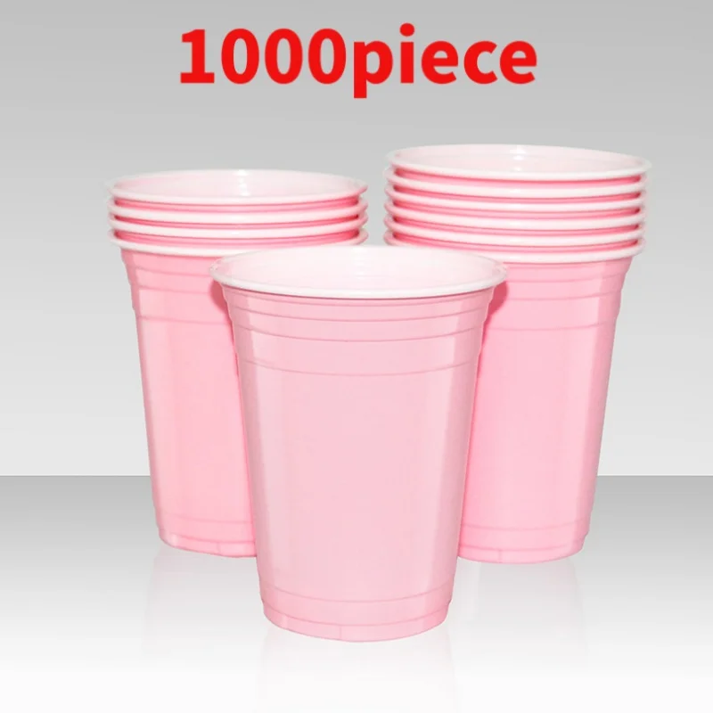 

10 00piece.Custom.Factory Customized Custom logo Printing 16 oz Party Games disposable plastic cups beer pong set