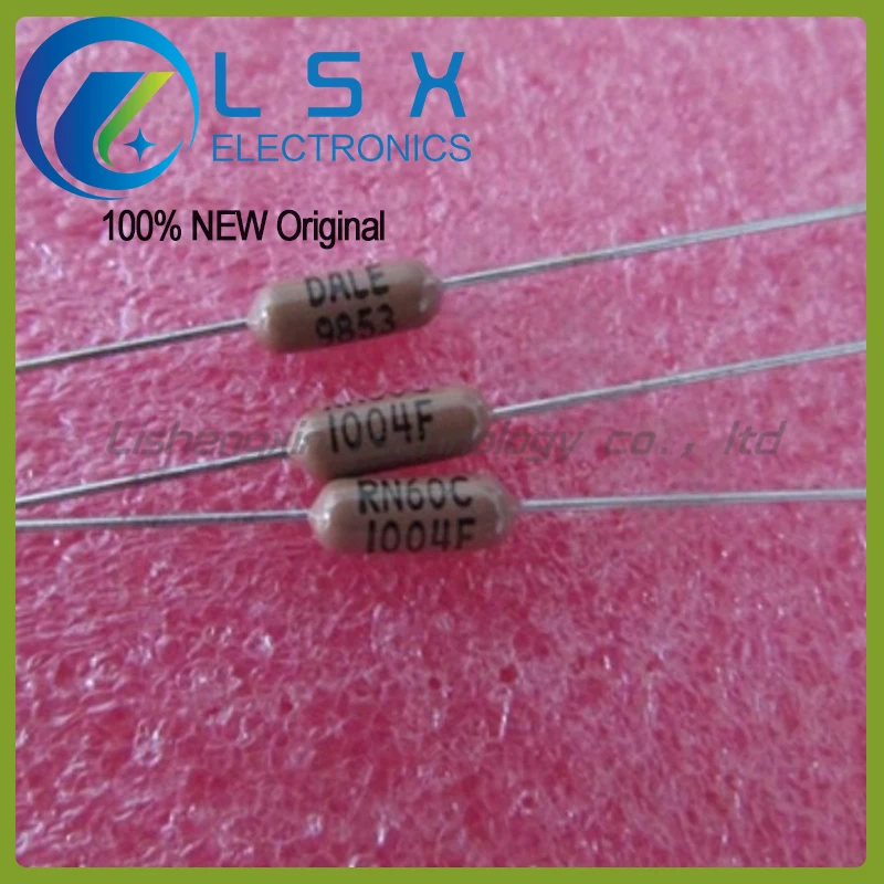 

10pcs RN60D1004F RN60C1004F 1M 1% 1/2W High Precision Metal Film Resistor New and Original