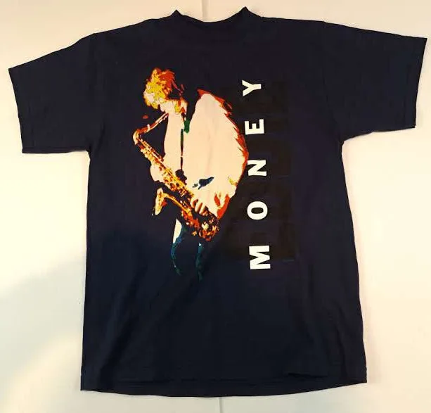 Eddie Money On Stage Black T Shirt Cotton All Size