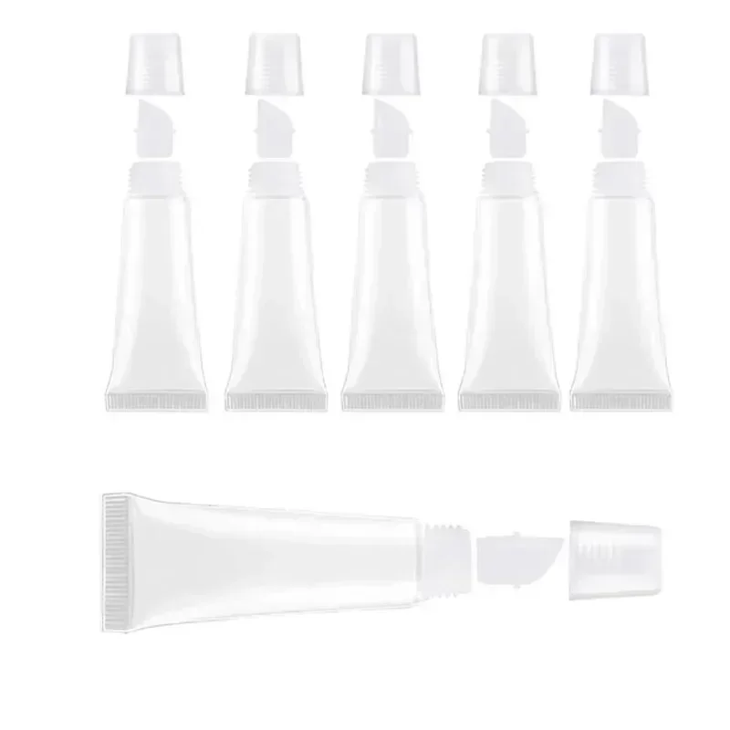 30Pcs 5/8/10/15ML Balm Lip Balm Hose Squeeze Lotion Bottle Travel Cosmetics Sample Hand Cream Eye Cream Small Volume Dispenser