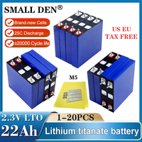 1-20PCS New 2.3V 22Ah Lithium titanate battery 25C High current DIY 12v 24v 20Ah Tricycle Solar Speaker Car motor LTO Power Cell