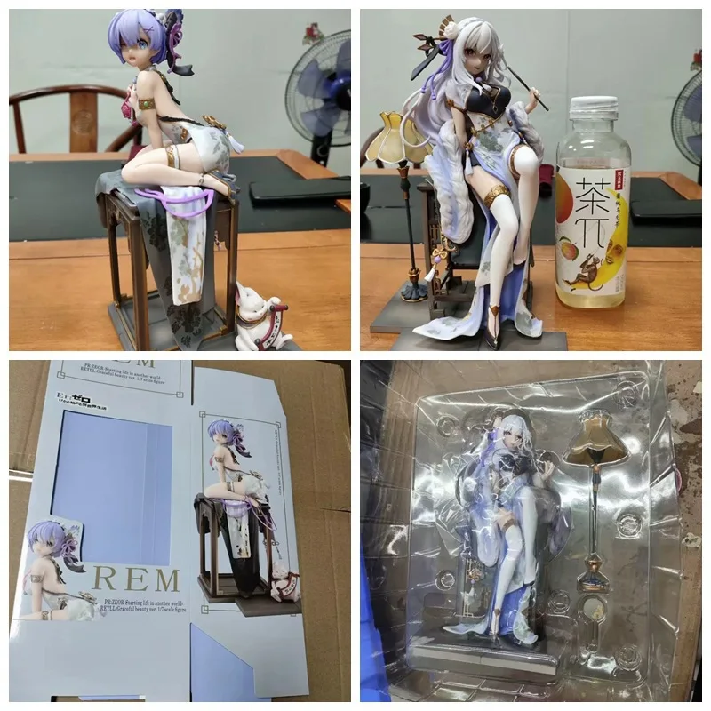 

Re Zero аниме Emilia Rem Qipao Scene Фигурка Коллекционная модель в штучной упаковке