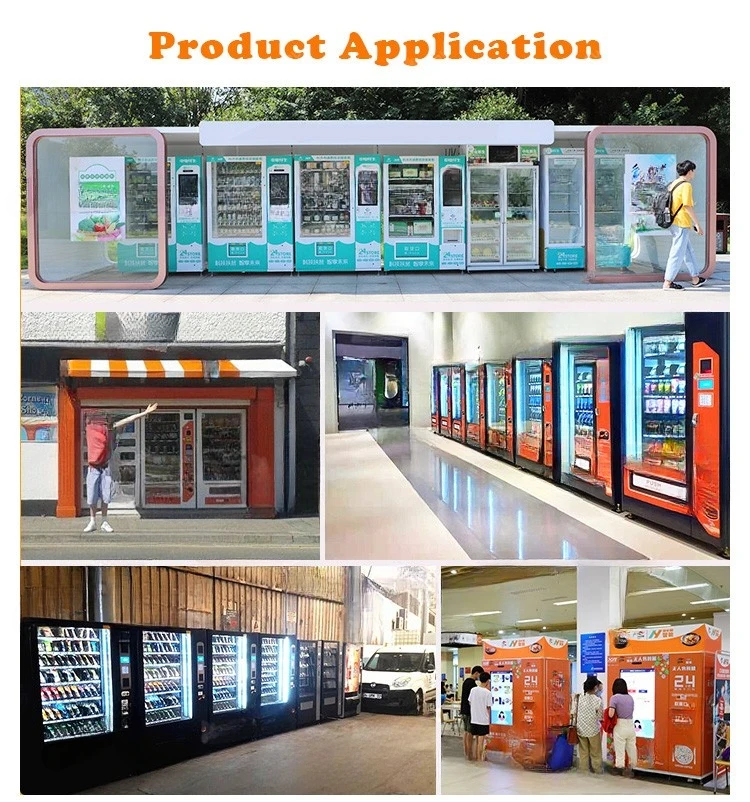 YG Automatic Retail Food Vending Machines Maquinas Expendedoras Snack and Drink Vending Machine Combo