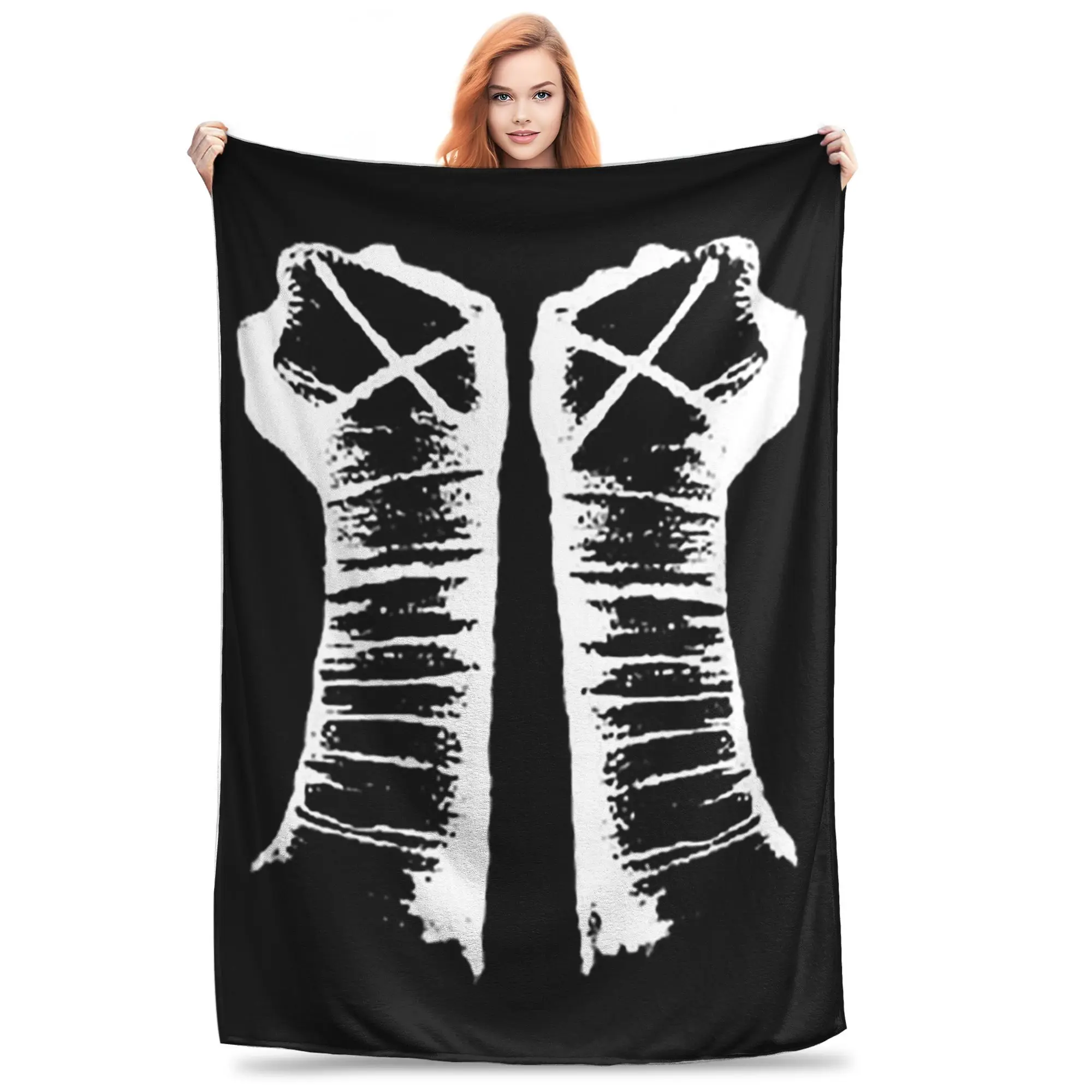 

Cm Punk Logo Blankets Soft Warm Flannel Throw Blanket Bedspread for Bed Living room Picnic Travel Home Sofa